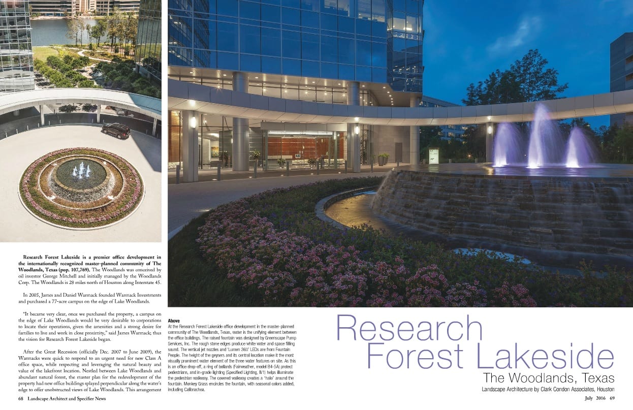 Research Forest Lakeside Campus, Landscape Architect And Specifier News