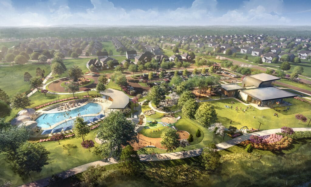 Rendering of new amenity center